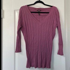 Women's pink Hillard & Hanson shirt SZ XL